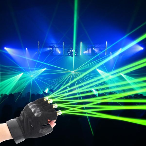 Novedad Guantes láser Baile LED Fiesta DJ Accesorios Robot Ropa de baile Carnaval Festival Trajes Bar Rave Props Adultos