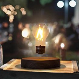 Nieuwheid verlichting zwevend licht magnetisch drijvende led lamp Nacht 360 graden draadloze automatische rotatie unieke cadeaublokje thuiskantoor decoratie