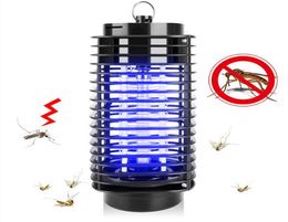 Nouveauté Éclairage sans bruit insecte zapper mouche piège répulsif pest tuer lampe anti-moustique LED Mute Bug Repeller9426163
