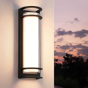 Nieuwheid verlichting Eenvoudige Led Wall Light Waterdichte IP65 Aluminium wandlamp 40W 85 ~ 265V voor buitenpad Porch Street Garden SCONCE Decorate P230403