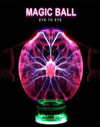 Nieuwheid Magic Plasma Ball Light 3456 centimen Nachtlicht Kerstmis Geschenk glas Plasma Lamp Party Decor Lichten 2010286174742