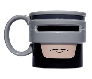 Nieuwheid Robocup Mok Ceramic Crime Fighting Tea Coffee Robocop Cup Danken Half Man Half Mug Personality Gift1728985