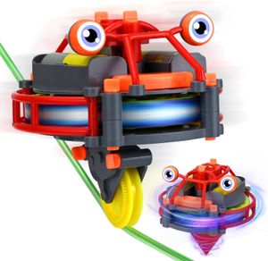 Nieuwigheid Koorddansen Tumbler Eenwieler Speelgoed Vingertop Gyroscoop Spinner Auto Walker Anti Zwaartekracht Balans Robot Speelgoed