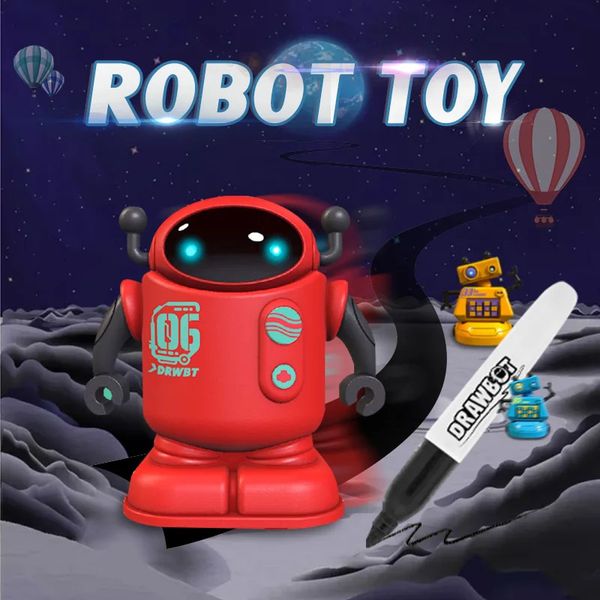 Les jouets de nouveauté Helicmax Draw Line Robot Drawbot Line Tracking Gibbi Planet Programmation accompagnent les jouets pour enfants Gift 240407