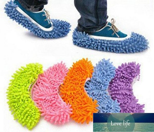 Novetly 1pc Dust Mop Zapatilla Limpiador de casa Lazy Floor Dusting Limpieza Pie Zapato Cubierta 5 colores Precio de fábrica diseño experto Calidad Último estilo Estado original