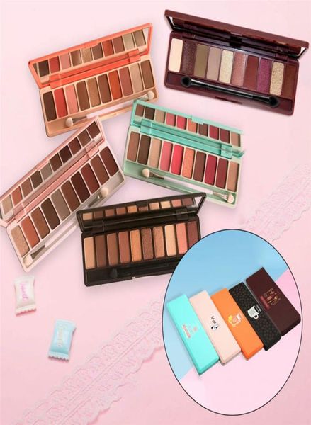 NOVO Paleta de sombras de ojos 10 colores Sombra de ojos mate Paleta desnuda Brillo Sombra de ojos Maquillaje Juego de maquillaje desnudo Cosméticos de Corea 5 estilos 1644849