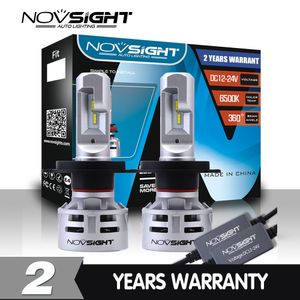 Novsight H7 H4 led H11 H8 HB3 9005 HB4 9006 Voiture LED Phare Ampoules 60W 10000LM Automobile Phare Antibrouillard 12V 24V