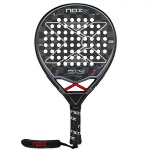 Nox At10 Genius Agustin Tapia raquette de Padel Tennis 3K fibre de carbone avec palette à mémoire souple EVA Surface de puissance à équilibre élevé 240202