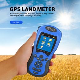 NOYAFA NF-198 GPS Medidor de tierra Hommanora del área de las tierras de cultivo digital Longitud de altura Presión Satélite Medición del dispositivo Medición de dispositivos