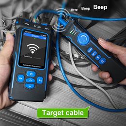 NOYAFA NF-8508 LAN OPTISCHE AANKOVING METER BAND LCD Display Meet Lengte Wiremap Cable Tracker en netwerkkabeltester