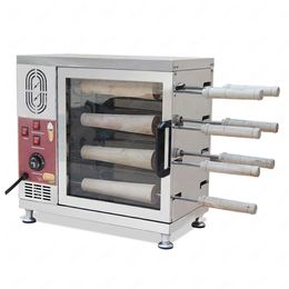 NP21 Commerciële Elektrische Schoorsteen Taart Brood Oven 3KW Ijs Maïs Baker Roller Grill Oven Voor Snack Machine