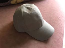 Npjy cap klassieke verstelbare effen hoed mannen vrouwen kleur grijs