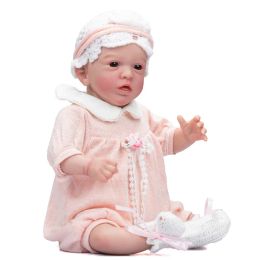 NPK 20inch Aready Painted afgewerkte Doll Aleyna als beeld 3D SkinVisible aderen Hoge kwaliteit Collectible Reborn Baby Art Doll