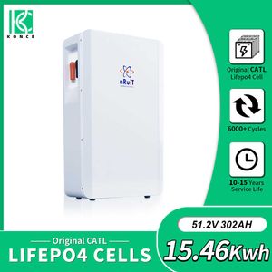 Nruit Lifepo4 Batterie 48V Powerwall Battery Pack pour Industrial 15KW Cycle Solar Home Battery Battery Energy on Off Grid
