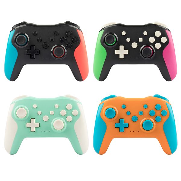 Contrôleur de jeu Bluetooth sans fil NS009 pour Nintend Commutateur NS Android TV Wired GamePad PS3 PC Turbo Fonction