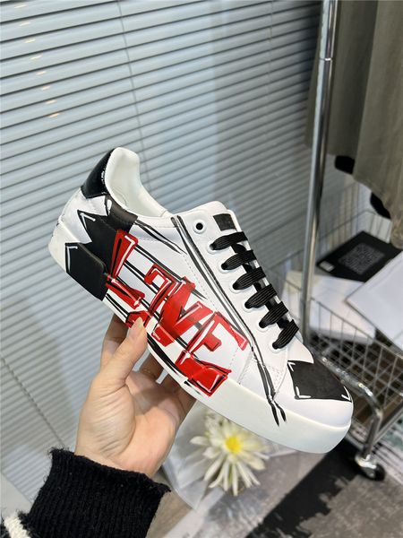 Ns1 dg sneaker sneaker white cuir chaussures décontractées emed Crocodile motif bas bas plan à imprimé plat baskets s baskets