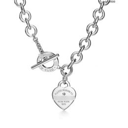 NSHD Pendentif Colliers Famille Designer Seiko Haute Qualité T Pendentif Nouvelles Perles Tiffanyisn Ot Collier avec Diamant Chandail Chaîne Net Chaud Tkyj