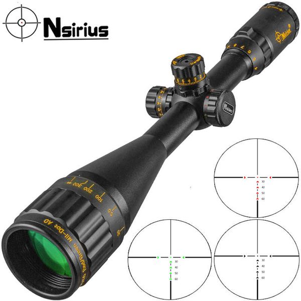 Nsirius Gold 4-16x50 Aoe lunette de visée tactique vue optique rouge vert éclairer réticule réticule vue de chasse pour tireur d'élite