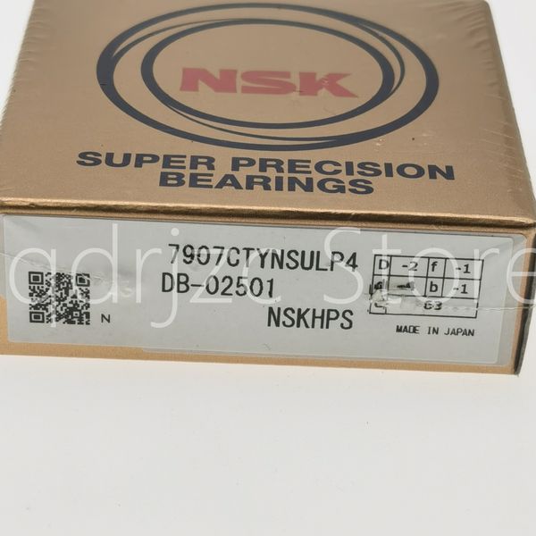 NSK 7907CTYNSULP4 = B71907-C-T-P4S-UL = 71907CDGA/P4A roulement de broche haute vitesse et haute précision