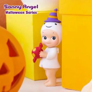 NT Sonny Angle Halloween Série aveugle Box mignon Kawaii Anime Figures Pumpkin Ghost Candy Toys Mystery Surprise Box Cadeaux pour les enfants