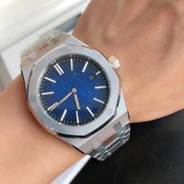Montre pour hommes de créateur 41 mm montre mécanique automatique bracelet en acier inoxydable calendrier temps cadran bleu montre de haute qualité montre de sport montre de luxe usine DHgate montre
