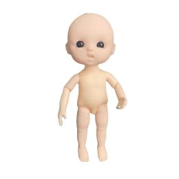 Naakt bjd pop 16 cm schattig gezicht baby 1/12 OB11 pop bjd mechanische joint body naked oefening make -up kinderen meisjes