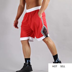 Numéro 23 Basketball Shorts Hommes Poches zippées Fitness Sports Shorts Respirant Feminino Running Jogging Shorts Homme