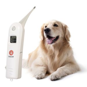 Thermomètre électronique numérique pour animaux de compagnie, thermomètre rectal rapide pour chiens, cochons et chevaux