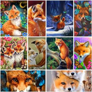 Numéro Animal Fox Painting by Number Drawing Diamond Paintings on Clearance Artists Supplies for Adults Home Decor's Gift's Gift 2023 Hot