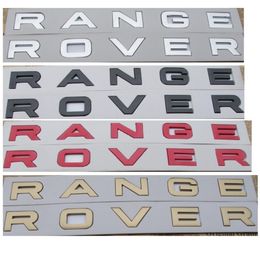 Chiffres lettres mot « RANGE ROVER » insigne de coffre de voiture emblème insignes emblèmes pour Range Rover7510674
