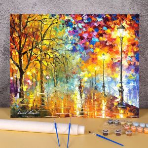 Number Lights Trust Paint By Numbers Set Oil Paints 40*50 Canvas Pictures Home Decor voor groothandel