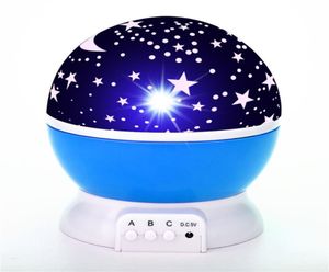 Pépinière fête décoration veilleuse projecteur étoile lune ciel rotatif à piles chambre lampe de chevet pour enfants enfants bébé 2778119