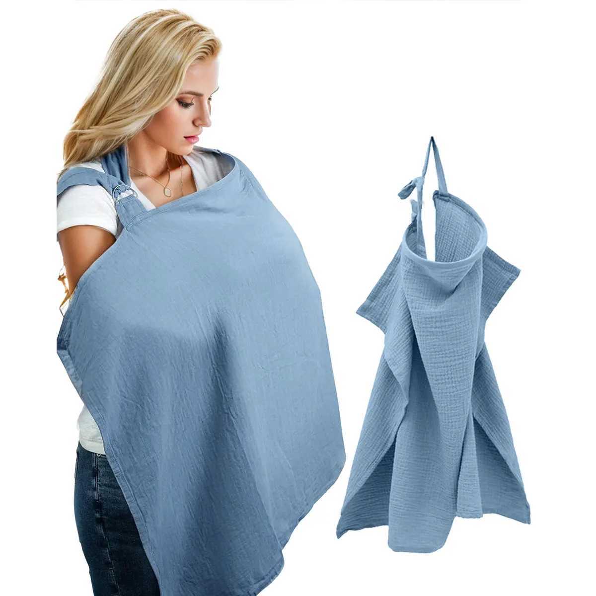 غطاء التمريض منشفة الرضاعة الطبيعية وتغطيها لمنع تسرب الضوء عند الخروج للرضاعة الطبيعية. قطعة قماش محمية شام للعربة Sun Y240517