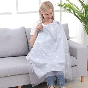 Couverture d'allaitement Couverture d'allaitement Tablier de confidentialité Tissu 100% coton Mousseline respirante pour bébé né Allaitement Alimentation à l'extérieur 230724