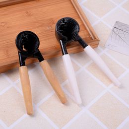 Notenkraker voor Walnut-amandelen Pecannoten Macadamia Heavy Duty tang opener tool met houten handvat
