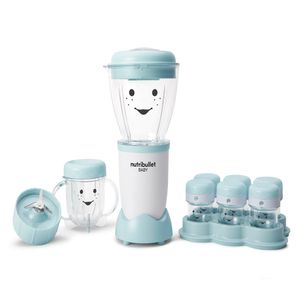 Licuadora de alimentos para bebés nutribullet NBY10100 azul blanco