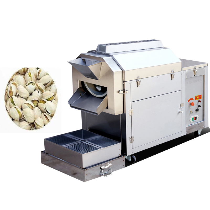 Nuts Roasting Machine High Quality Stainless Steel Easy Use Peanut Hazelnut Seeds Roasting Machine