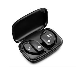 Casque Bluetooth NVAHVA véritables écouteurs sans fil crochet d'oreille casques de sport TWS écouteurs de jeu de basse avec micro IPX5 étanche