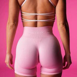 Nvgtn contour shorts sans couture des femmes entraîne d'entraînement mini legging crosse push up exercice vêtements sports fitness yoga gym de gym