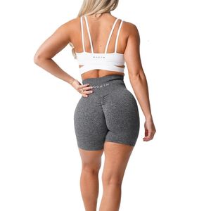 Nvgtn Scrunch sans couture Shorts Spandex Shorts femme Fitness élastique respirant hanche-levage loisirs sport course 240115