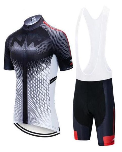 Nw morvelo 2020 verano hombres ciclismo Jersey pantalones cortos conjunto de manga corta Maillot babero pantalones cortos ropa de bicicleta camisa transpirable ropa zef1599531