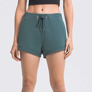 Pantalones cortos deportivos transpirables de secado rápido para Yoga NWT L-153, pantalones cortos de entrenamiento para mujer, mallas deportivas para correr y gimnasio, pantalones de LICRA atléticos para Yoga