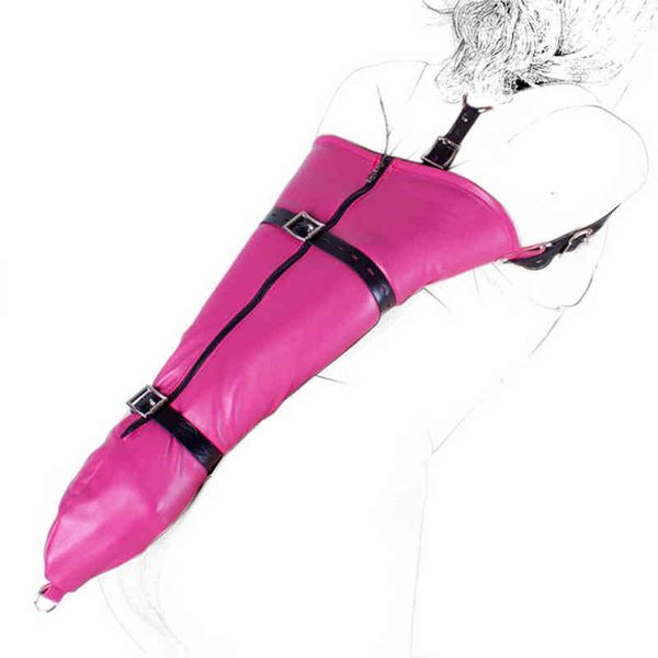 NXY Jouets pour adultes camaTech sur l'épaule Armbinder Gant unique Un bras Binder Harnais Manchettes avec sangles Bondage Restraints 1201