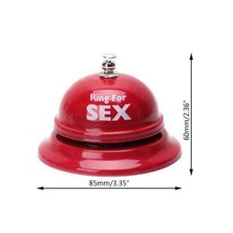 NXY Volwassen Speelgoed Sex Bell Ring Toy Game Novelty Gift Bachelorette Bachelor Party SM Games Erotisch speelgoed voor Paar Flirten 1211