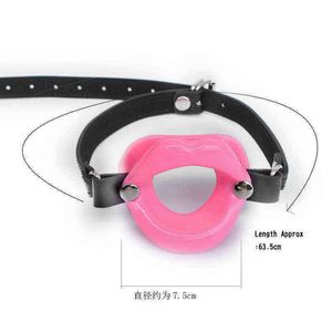 NXY volwassen speelgoed siliconen open mond gag seksspeeltjes voor volwassenen orale fetish bdsm bondage plug lippen vorm erotische fixatie o ring dilator 1211