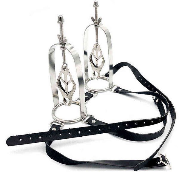 Nxy Adult Toys Wearable Nipple Clamp Breast Bondage Gear Sex pour Femmes Couples Esclave Torture Femelle Accessoires Exotiques Stimuler Clit Shop 1207