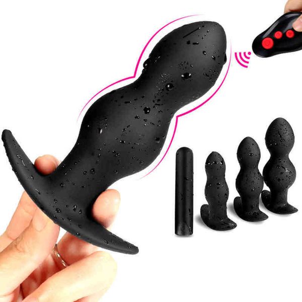 Nxy Anal Toys 10 Fréquence Vibration Prise de Contrôle à Distance Invisible Portant Ceinture pour Hommes et Femmes avec Sex Supplies Butt 220420