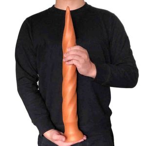 Nxy anale speelgoed 50 cm super lange dildo plug flexibele grote lul zachte realistische penis vagina en vrouwen lesbische sex butt 220510