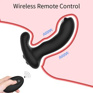 NXY Anal toys New Rolling Vibrant Male Prostate Massage Télécommande Plug Butt Plugs pour Homme G Spot Stimuler Gay Sex Toys 1125