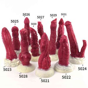 NXY Anal Toys Nnsx Animal Monster Faux Pénis Plug En Forme Spéciale Dispositif De Masturbation Sex Toy Simulation Adult Fun Produits 0314